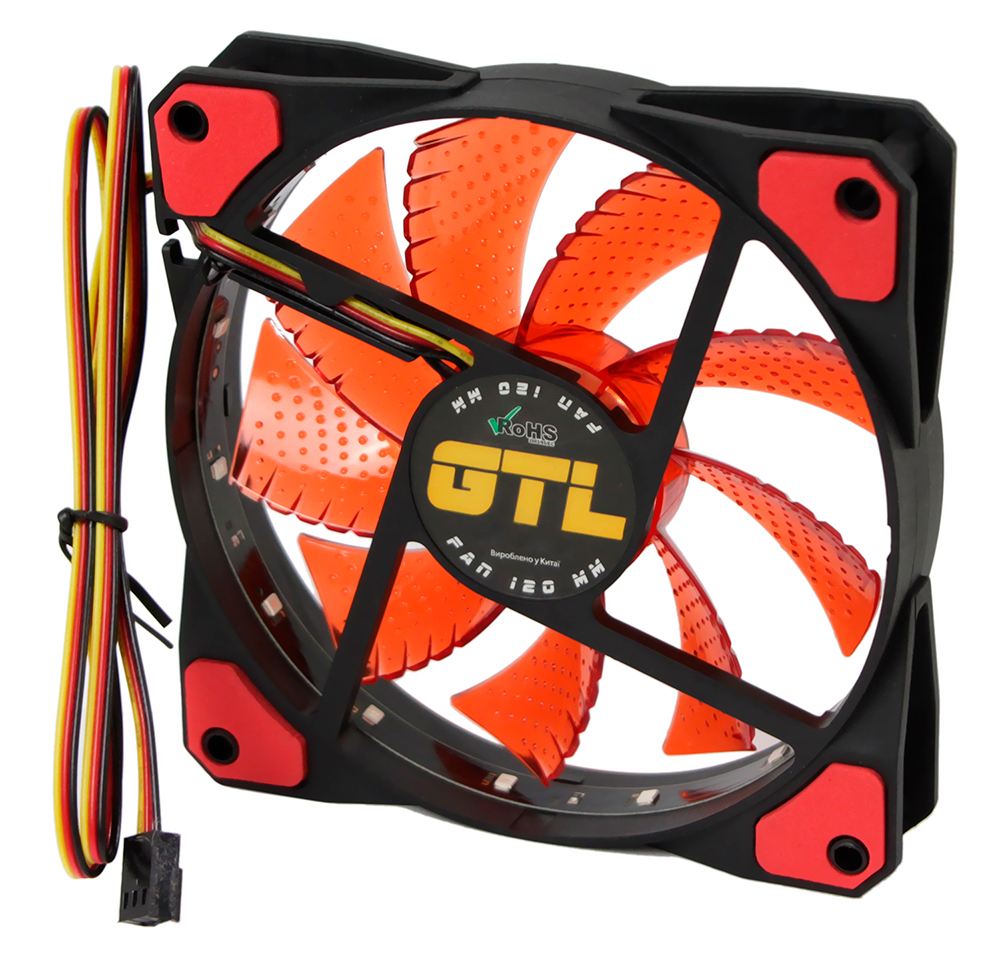 

Вентилятор 120 mm GTL LED Red