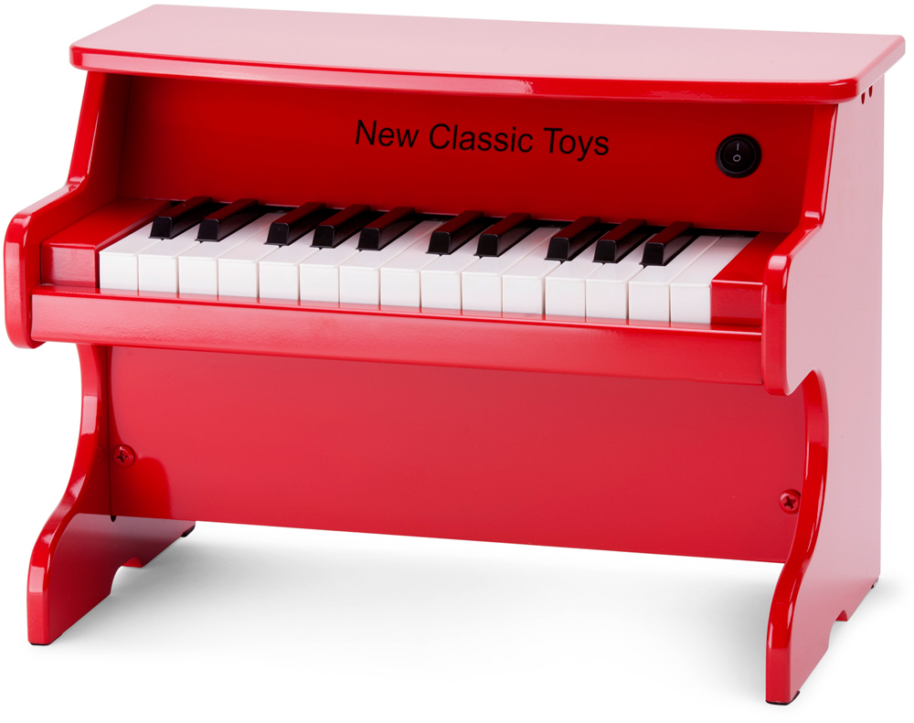 

Детское электронное пианино New Classic Toys 25 клавиш Красное (10160) (8718446101602)
