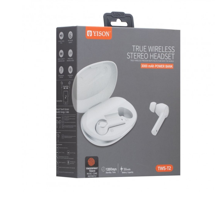 

Наушники Bluetooth Yison TWS-T2 White