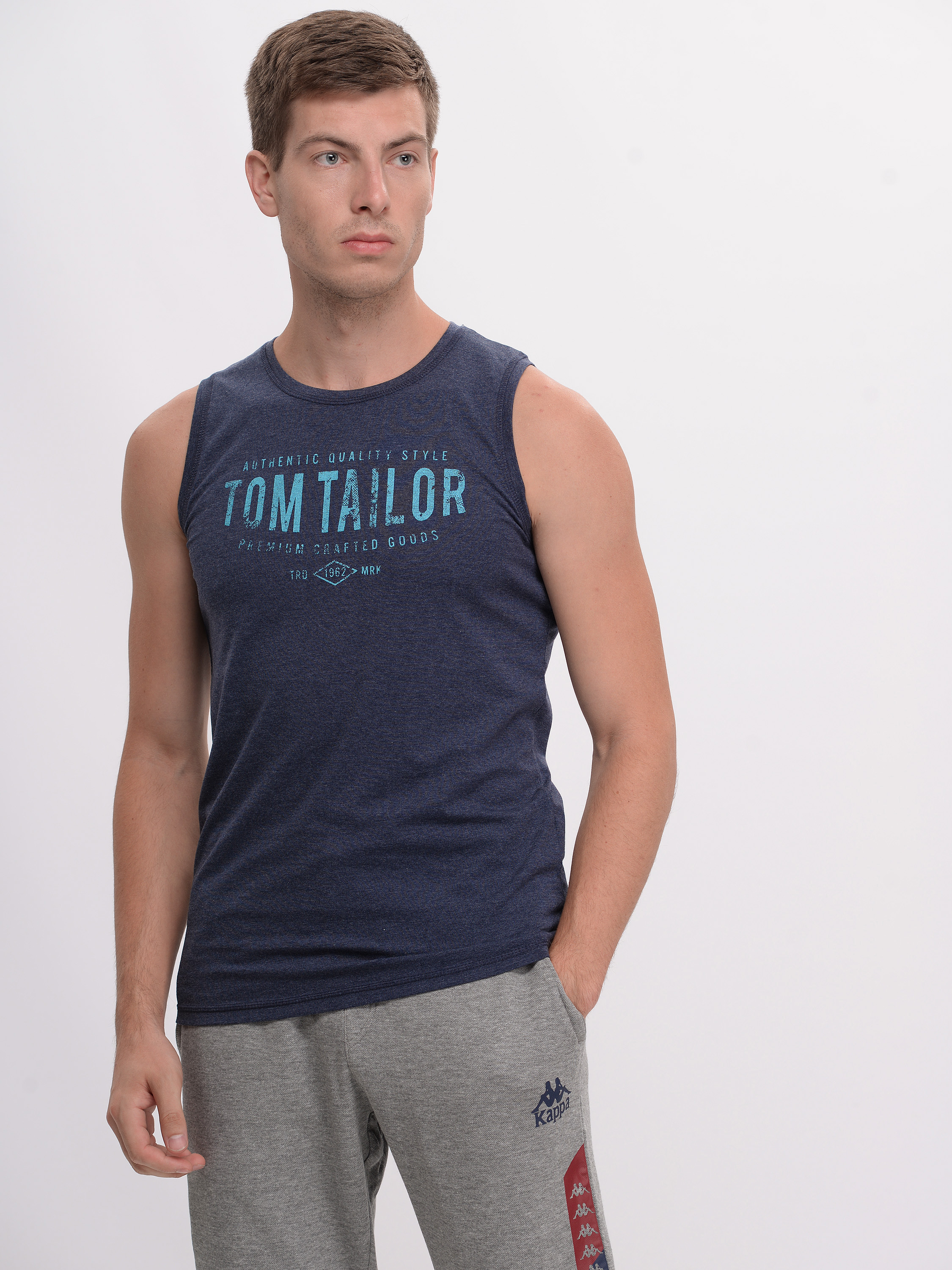 

Майка Tom Tailor tom01120148 S Темно-синяя