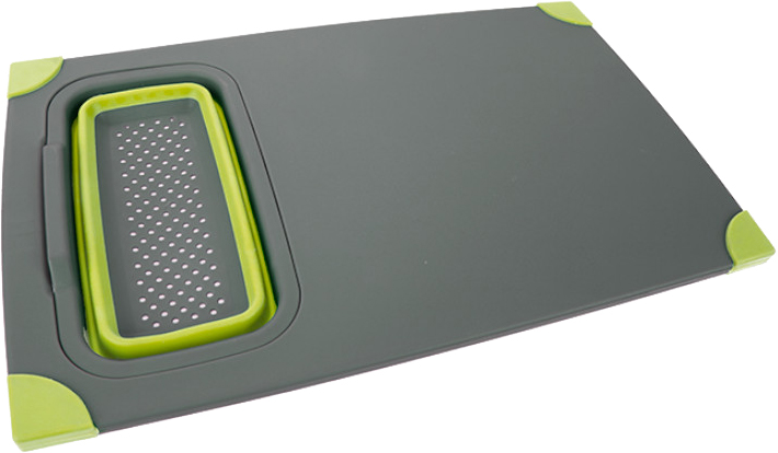 

Доска разделочная Summit Pop Non-Slip Chop Board Lime 37 х 23 х 0.8 см (666023)