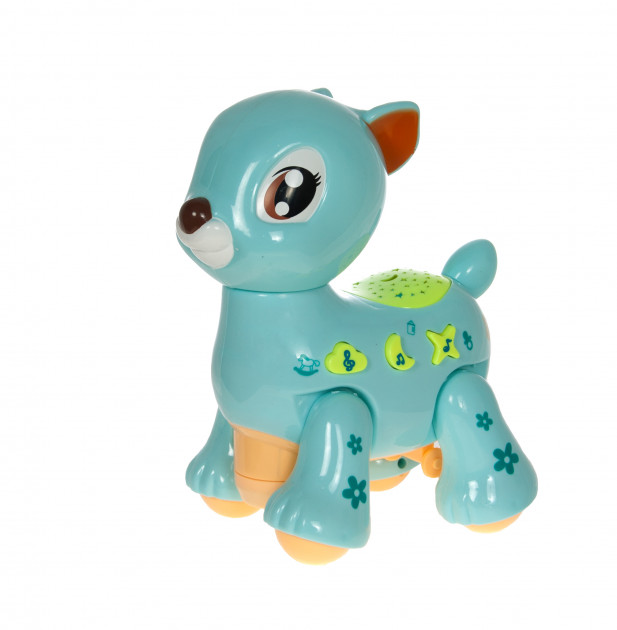 

Игрушка Электронная Музыкальная Лед лампа Олень D Jin Shang Lu Голубая Plus