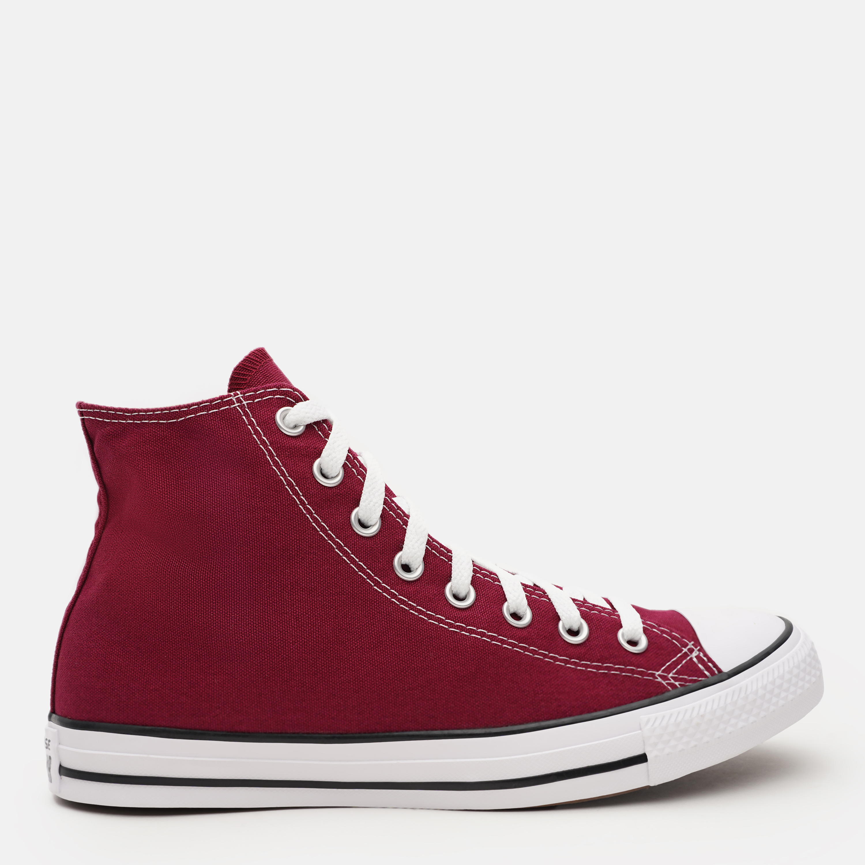 Акція на Чоловічі кеди високі Converse All Star Hi Maroon M9613C 41.5 (8) 25.5 см Бордові від Rozetka