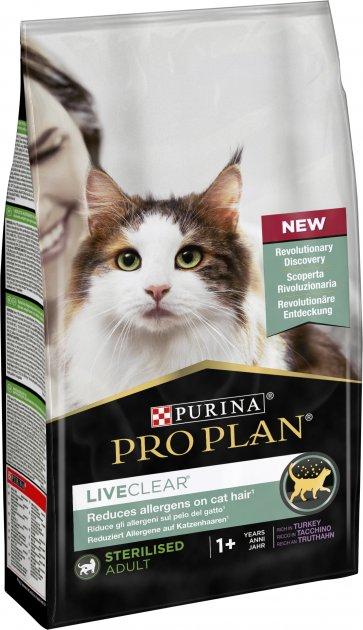 Сухой корм для стерилизованных котов Purina Pro Plan Live Clear с ...