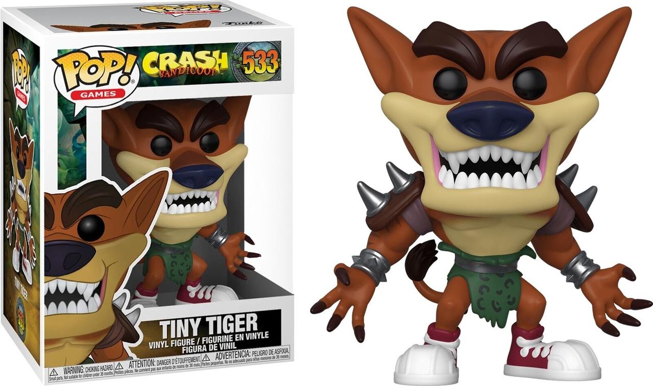 

Фигурка Funko Pop Фанко Поп Тигр Тайни Крушение бандикут Crash Bandicoot Tiny Tiger 10 см Game CB ТТ 533