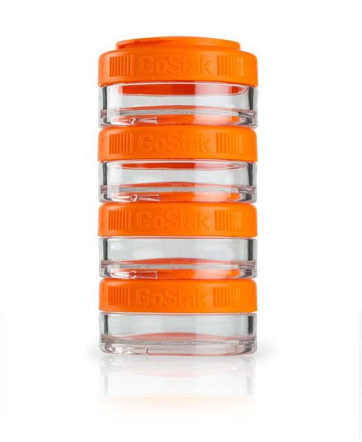 

Контейнер спортивный BlenderBottle (ORIGINAL) GoStak 4*40ml, Orange