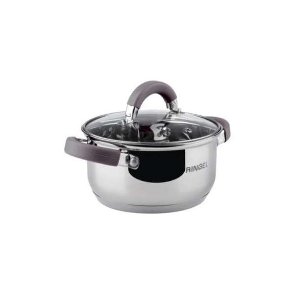 

Кастрюля из нержавеющей стали с крышкой Ringel Meyer 1.6 л Ø16 см