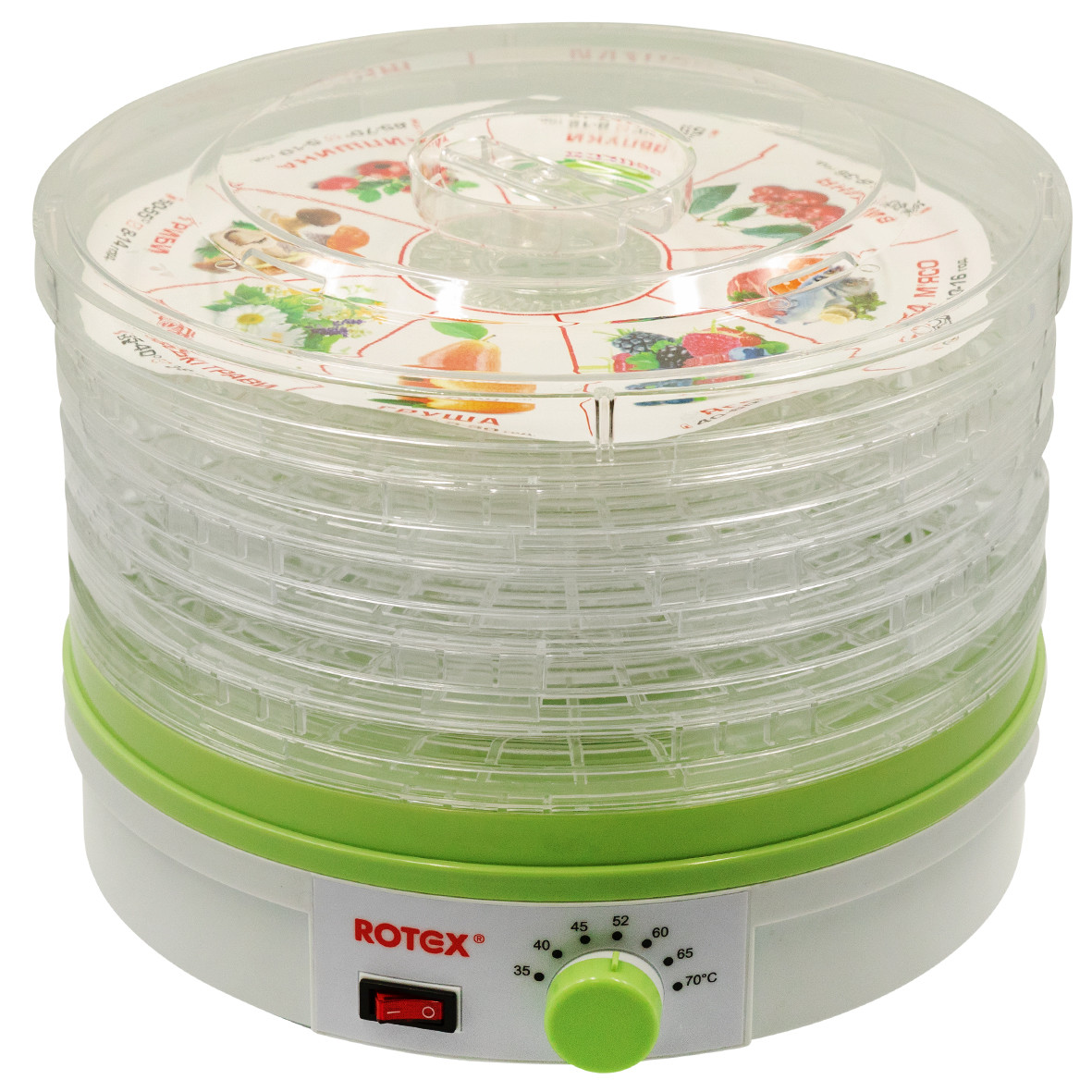 Сушка для овощей и фруктов Rotex RD310-W – фото, відгуки ...