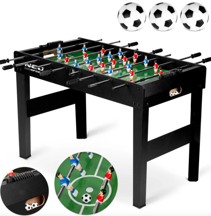 Футбол настольный Neosport 180500 черный 118 x 61 x 79 см – фото ...