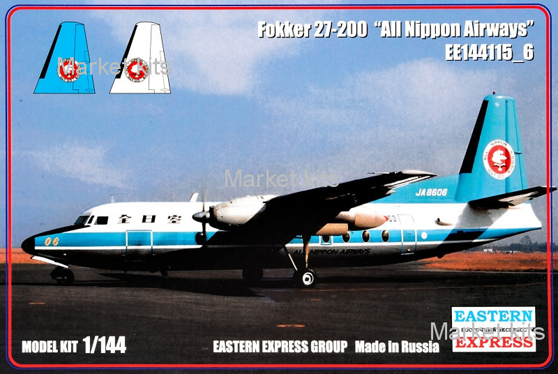 

Пассажирский самолет Fokker 27-200 "All Nippon airways" 1:144 Eastern Express (EE144115-06)