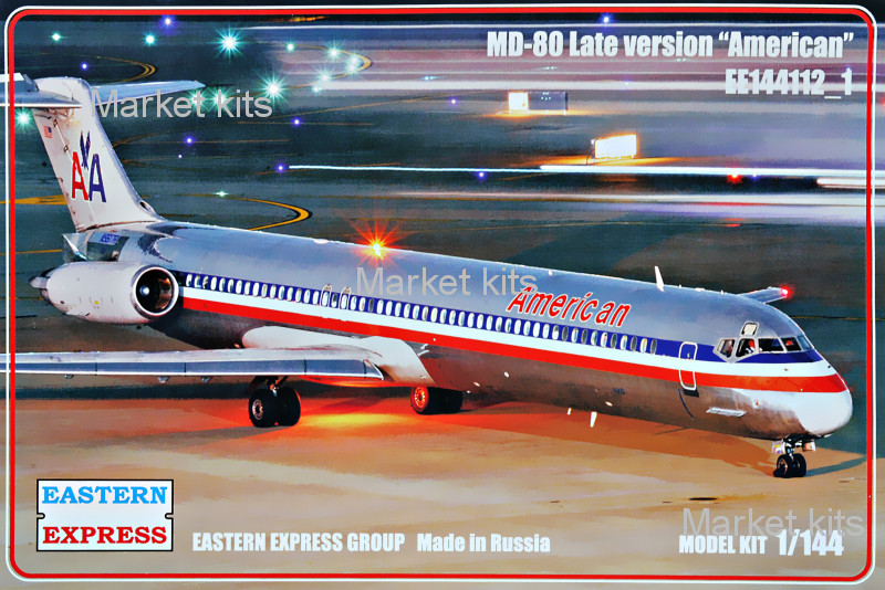 

Авиалайнер MD-80, поздняя версия "American" 1:144 Eastern Express (EE144112-01)