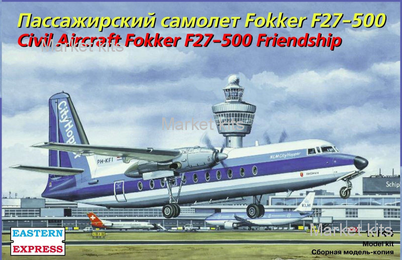 

Пассажирский самолет Fokker 27-500 1:144 Eastern Express (EE144116)