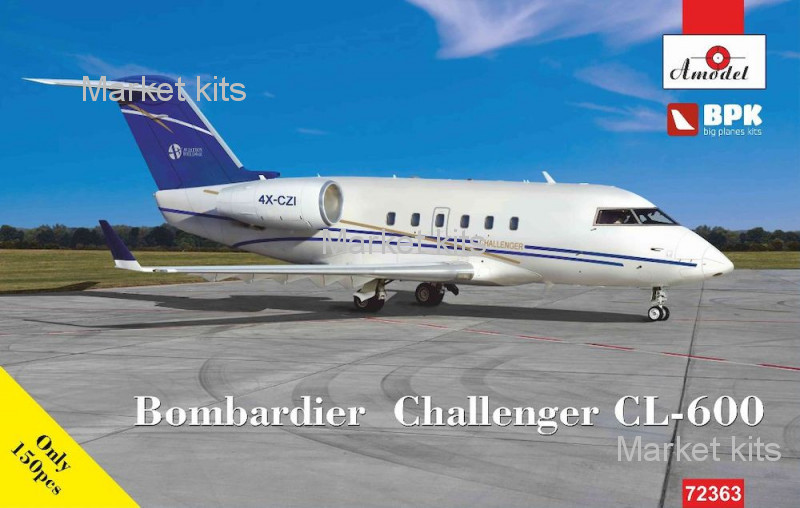 

Пассажирский самолет Bombardier Challenger CL-600 1:72 AMODEL (AMO72363)