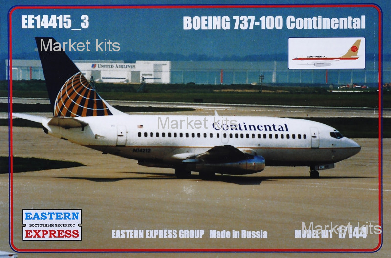 

Авиалайнер Boeing 737-100 Continental 1:144 Eastern Express (EE14415-3)