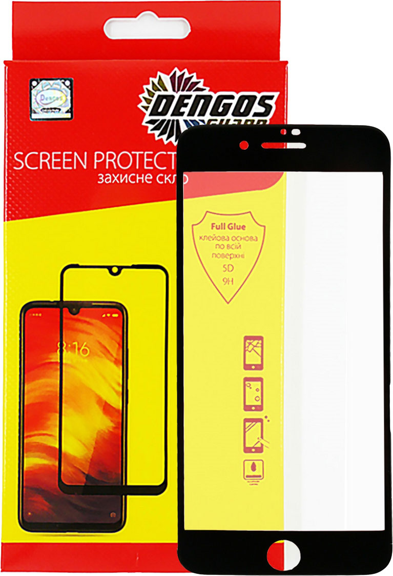 

Защитное стекло DENGOS для Apple iPhone SE 2020 Black (TGFG-125)