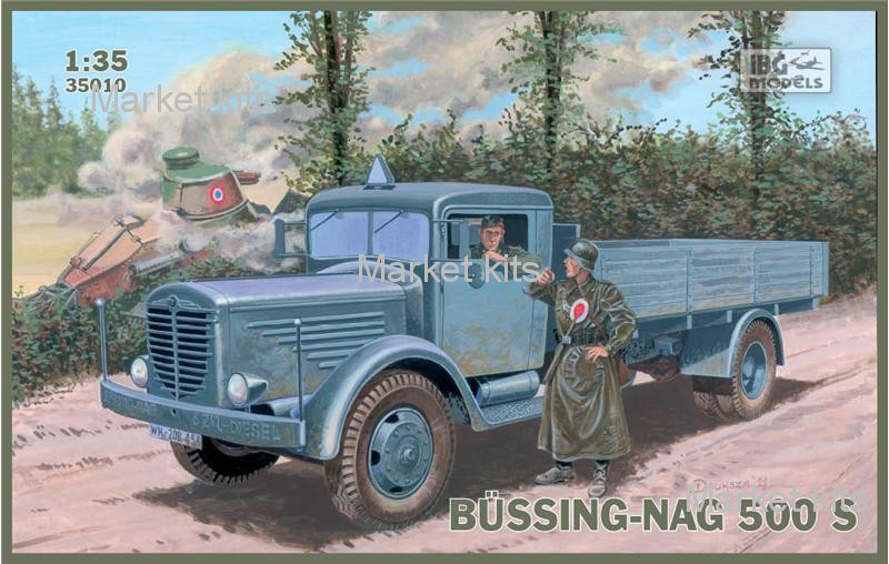 

Грузовик BUSSING-NAG 500S 1:35 IBG Models (IBG35010)