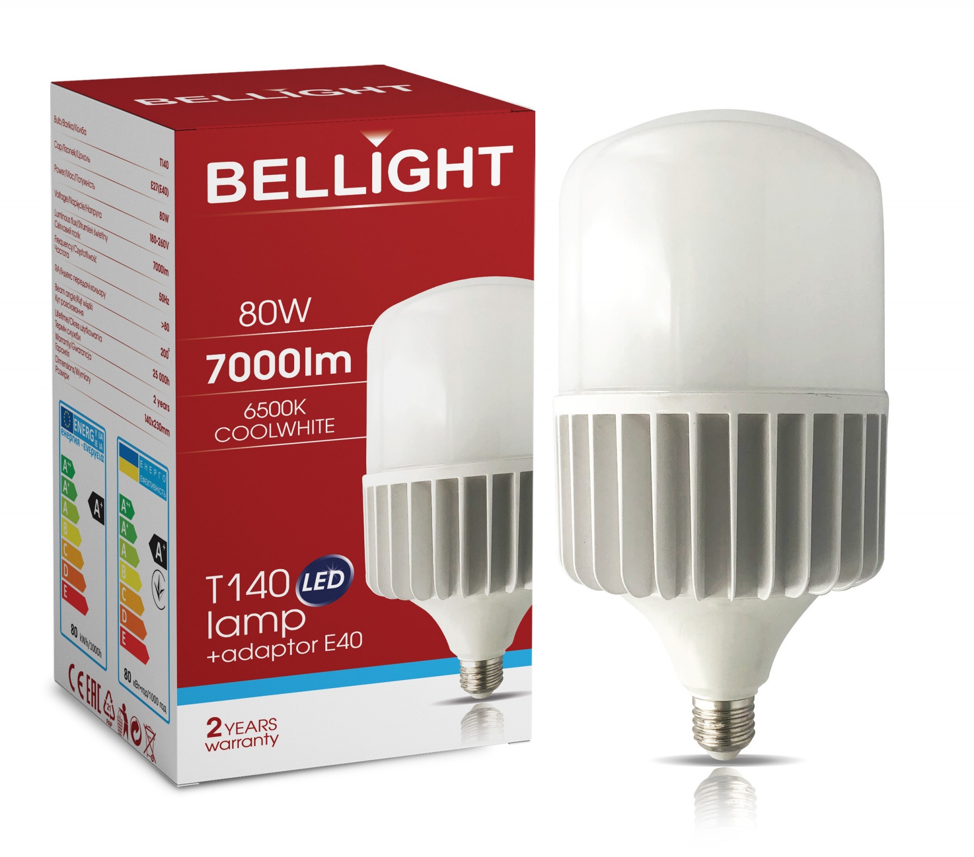 Светодиодная лампа LED T140 220/80W 4000K – фото, отзывы ...