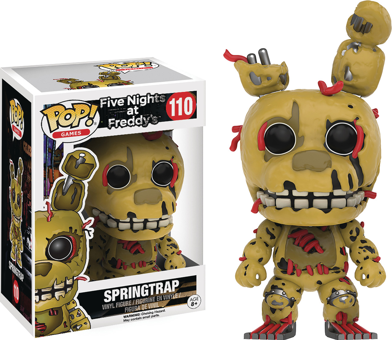 Фигурка Фанко Поп Пять ночей с Фредди Спрингтрап Funko Pop Five Nights At Freddys Springtrap 10 4339