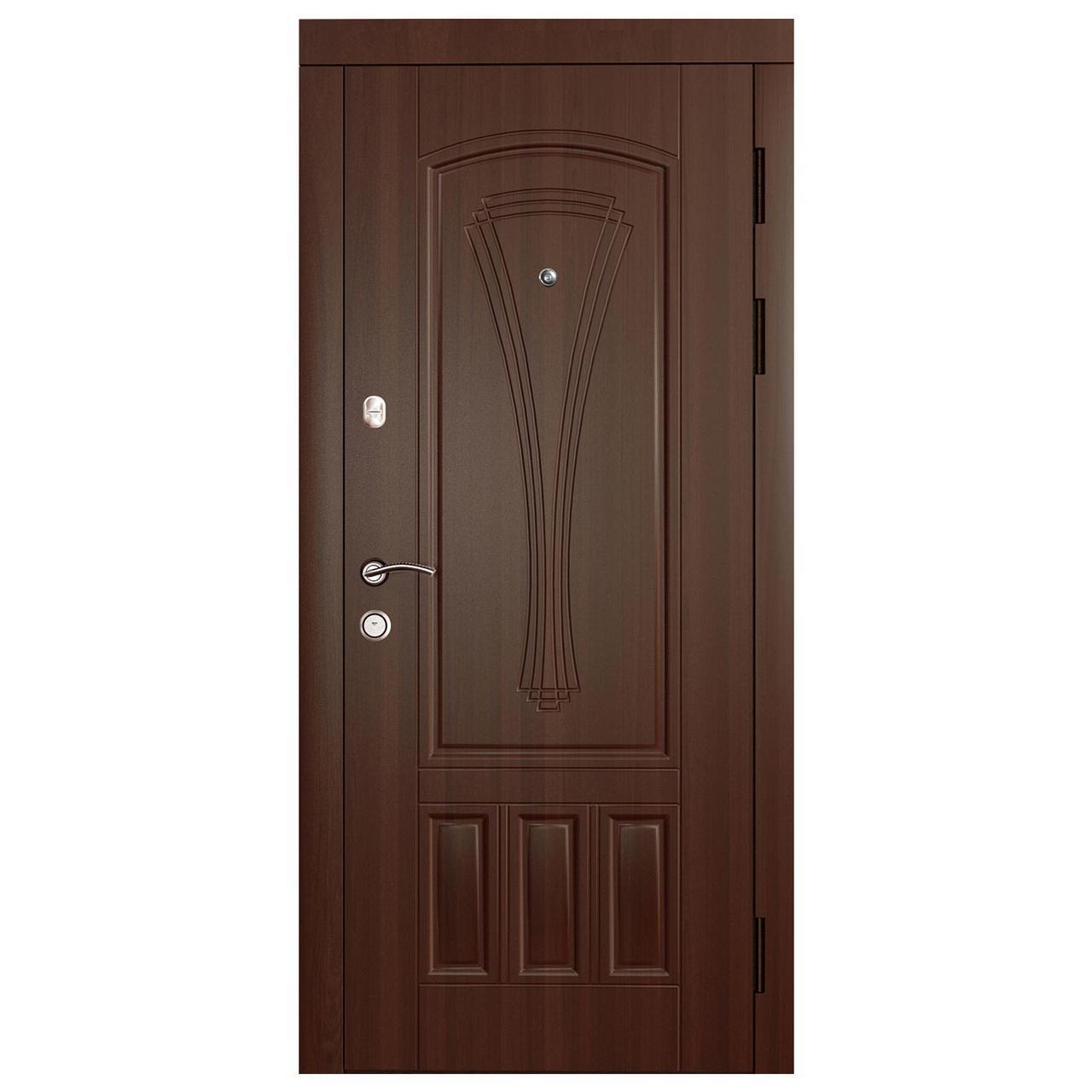 

Двері вхідні SARMAK MODERN Марсель Квартира Стандарт N 850х2040 Горіх шоколадний