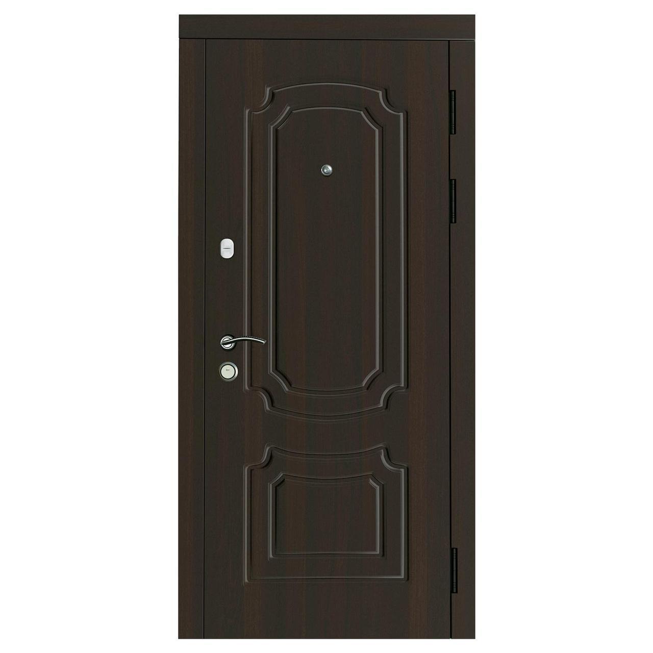 

Двері вхідні SARMAK CLASSIC Пасаж Квартира Стандарт N 850х2040 Горіх темний