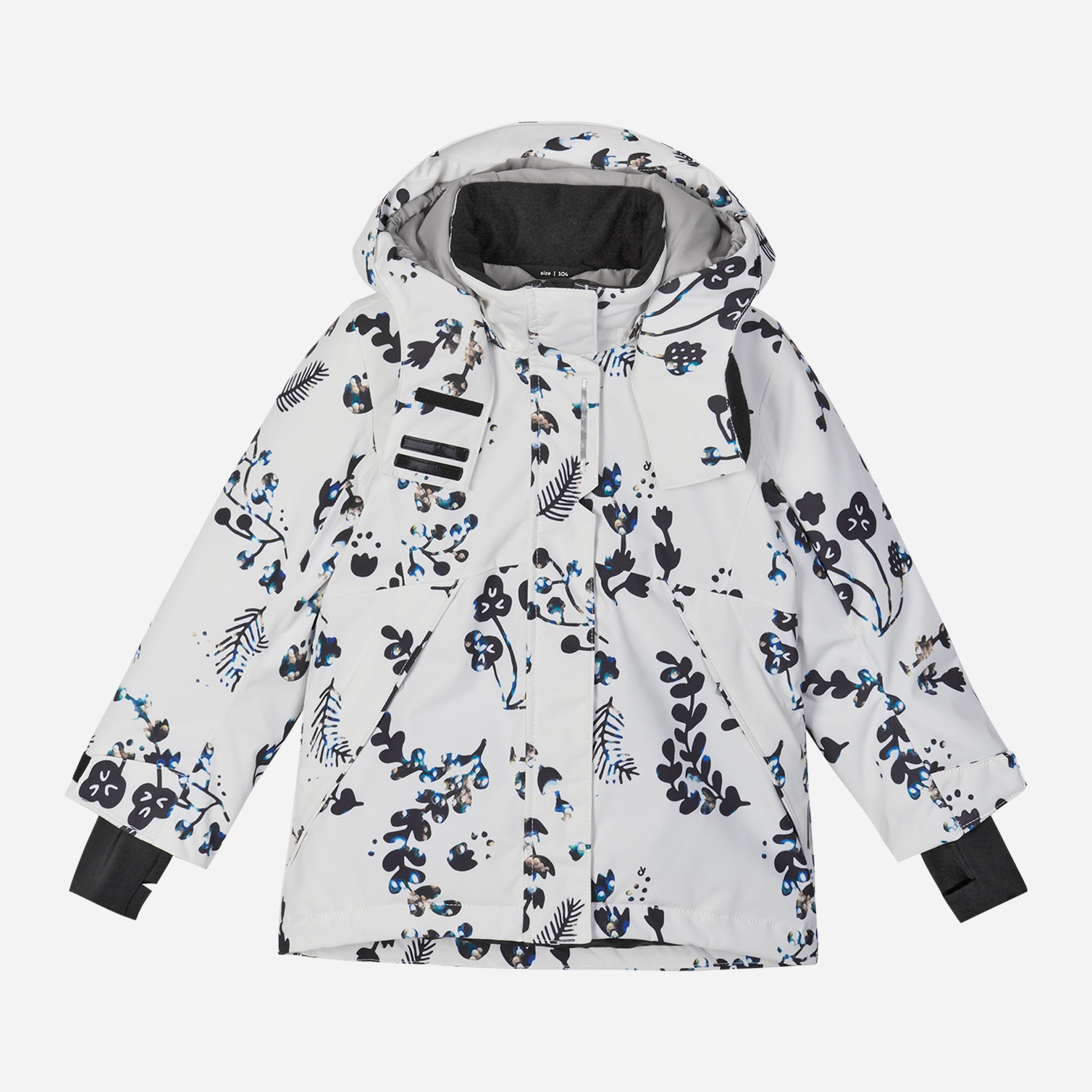 Акция на Дитяча зимова термо лижна куртка для дівчинки Reima Repojoki 521654B-0101 116 см от Rozetka