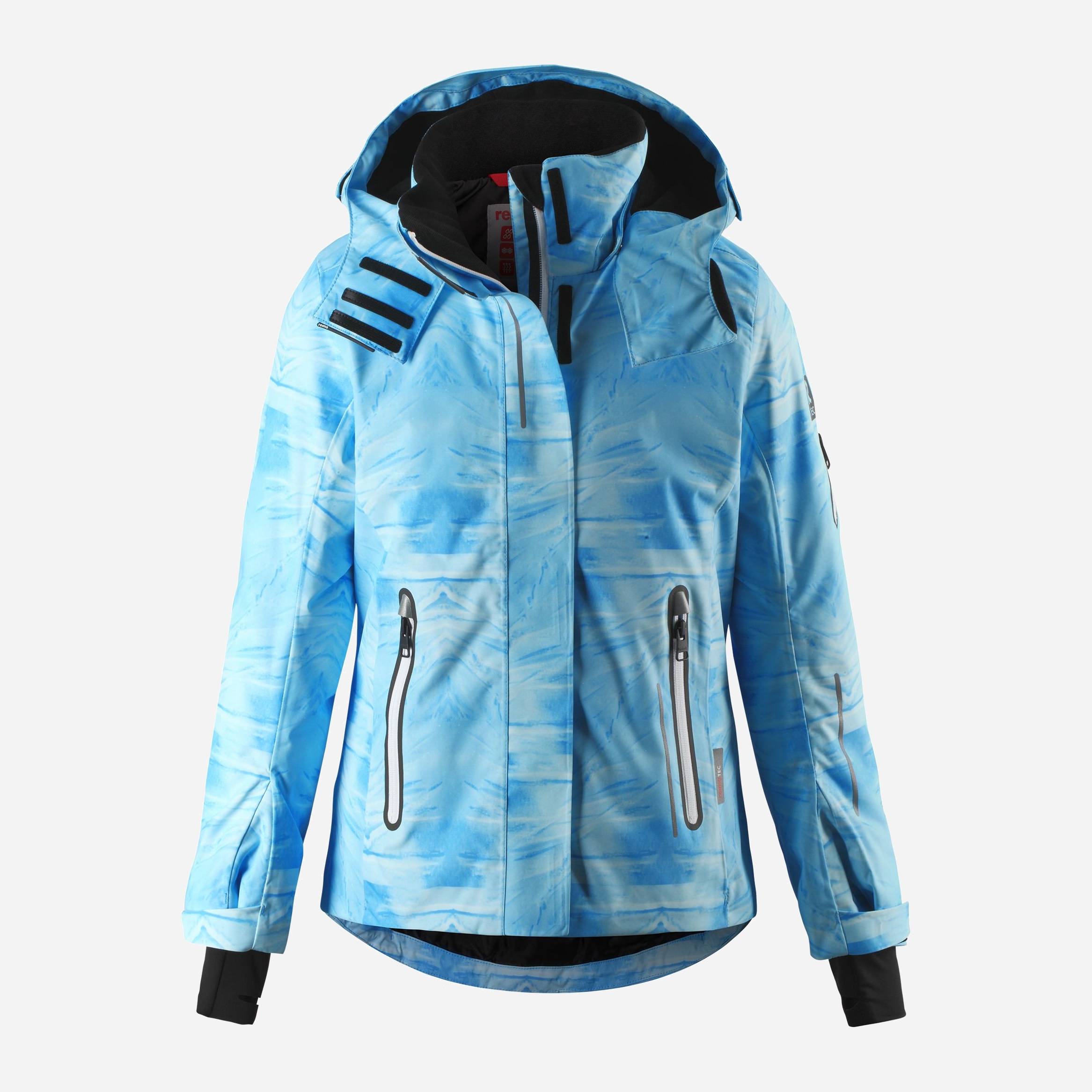 Акція на Дитяча зимова термо лижна куртка для дівчинки Reima Frost 531430B-6241 122 см від Rozetka
