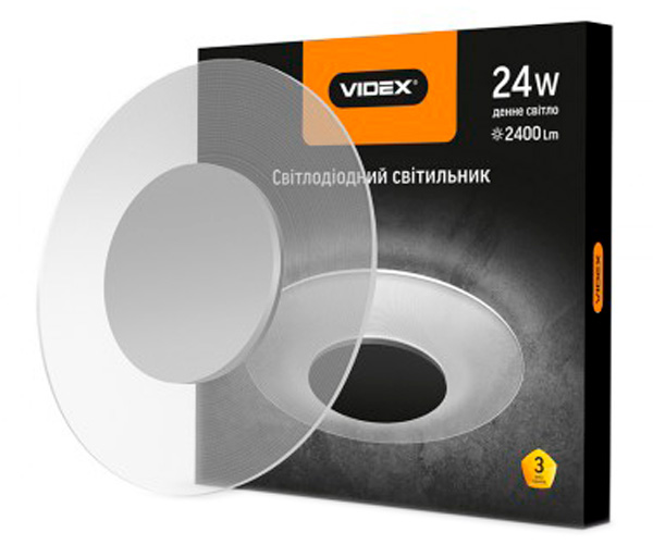 

Потолочный светильник VIDEX 24W 4100K 220V (24885)