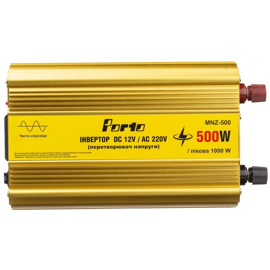 Автомобильный инвертор 12V/220V 500W, чистая синусоида Porto (MNZ-500) –  фото, отзывы, характеристики в интернет-магазине ROZETKA от продавца:  BeBest | Купить в Украине: Киеве, Харькове, Днепре, Одессе, Запорожье,  Львове