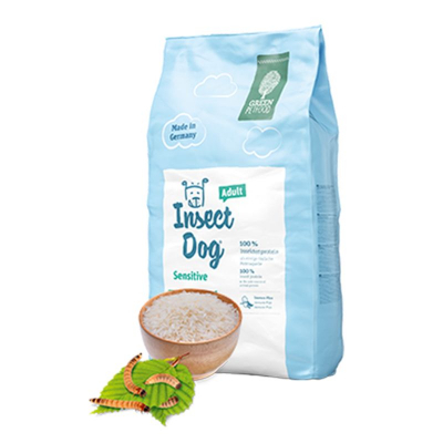 Green petfood shop insect dog sensitive