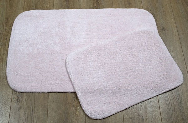 

Набор ковриков Irya - Tile pembe розовый 40*60+55*86