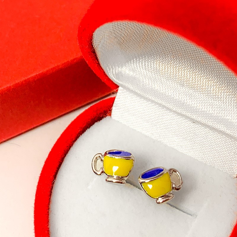 

Серьги Украинская Чаша (родированная бижутерия) (9435)
