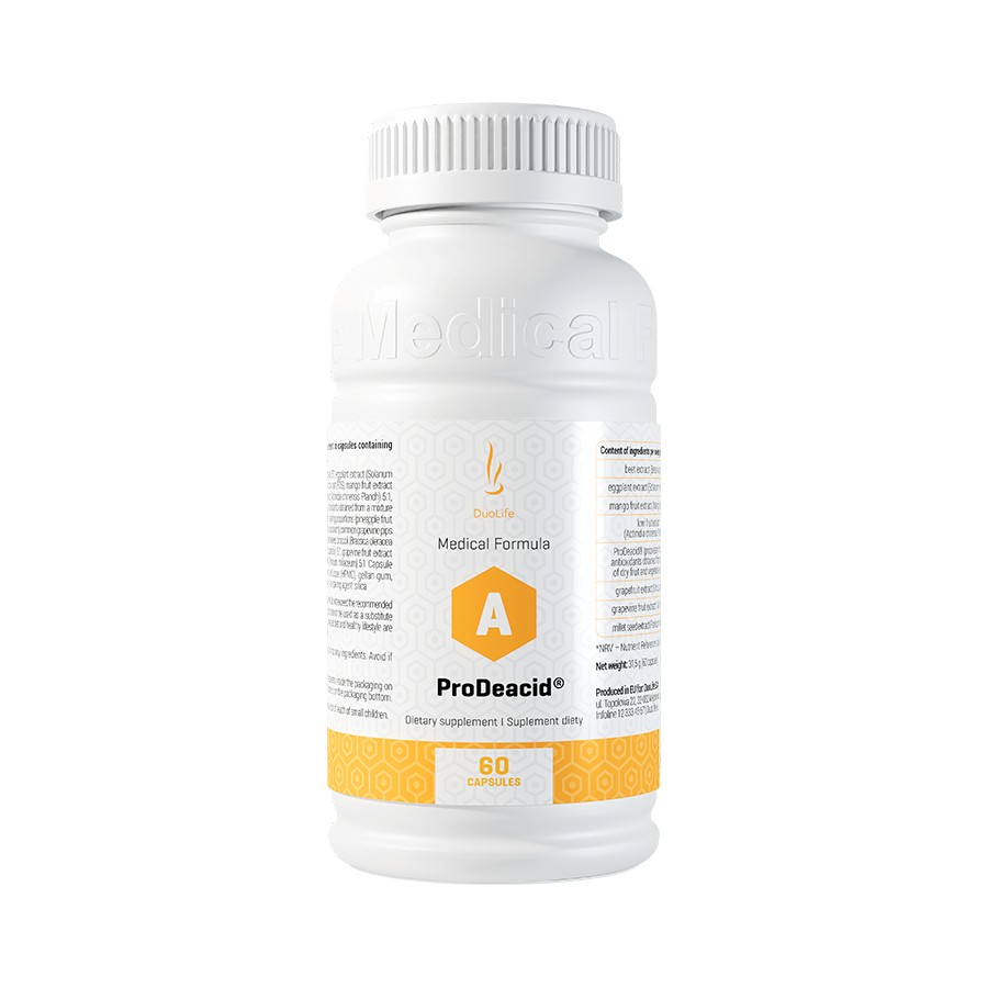 

DuoLife ПроДеацид Medical Formula ProDeacid(Очистка от скопившихся шлаков и вредных веществ) 60 капсул