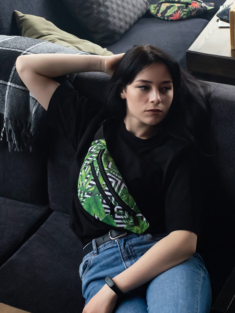 

Поясная сумка (бананка) Mama Kazala Lock 29 Зеленый