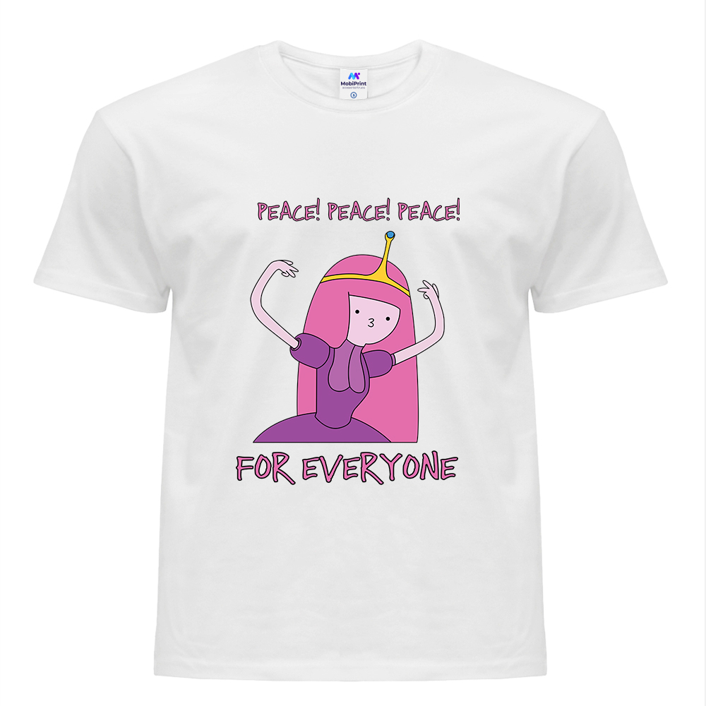 

Футболка женская Время Приключений Принцесса Бубльгум (Adventure Time Princess Bubblegum) (8976-1576) M Хлопок Белый