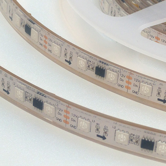 

Светодиодная лента FMT 92CRGB(IC) SMD 5050 12V DC 1м 60 LED/m до 500 Лм/м VERSO