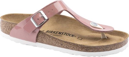 

Женские вьетнамки, сланцы Birkenstock Gizeh Birko-Flor Sandal Old Rose Patent Birko-Flor 38