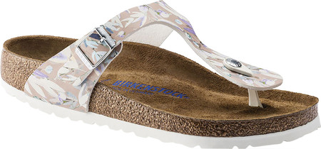 

Женские вьетнамки, сланцы Birkenstock Gizeh Soft Footbed Thong Sandal Floral Fades Crystal Rose Birko-Flor 36