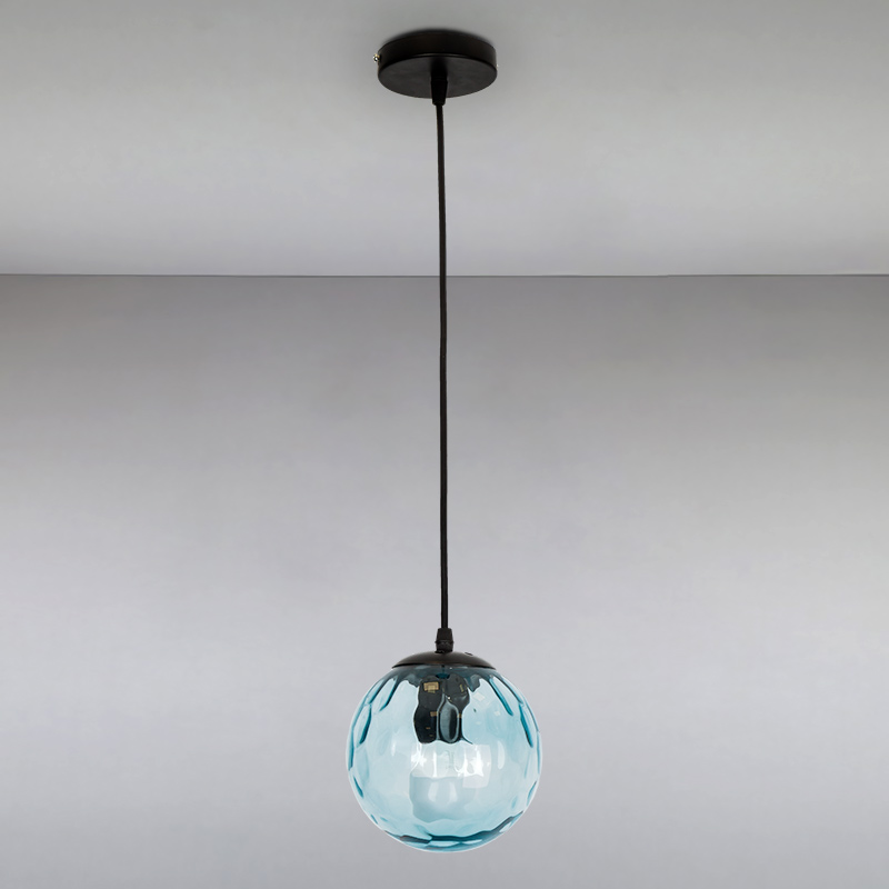 

Люстра подвесная Light House LS-15078F-1 BL голубая