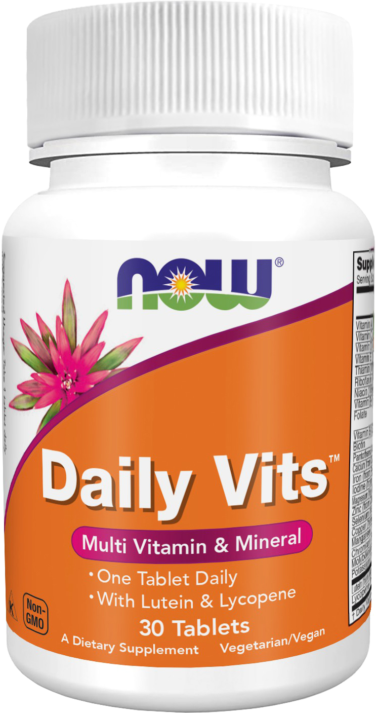 Мультивитаминный комплекс Now Foods Daily Vits Multi в таблетках №30 ...