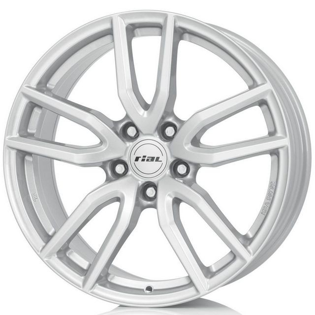 Литые диски Rial Lucca R17 W6.5 PCD4x100 ET49 DIA54.1 (polar silver ...