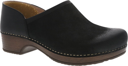 

Женские туфли Dansko Brenna Closed Back Clog Black Burnished Nubuck 41