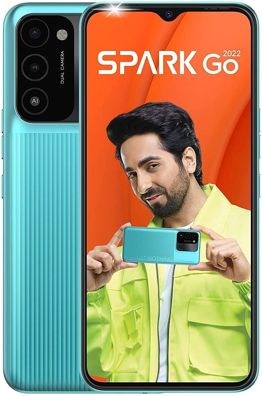 Мобильный телефон Tecno Spark Go 2022 (KG5m) 2/32Gb NFC 2SIM Turquoise ...