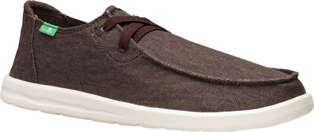

Мужские мокасины Sanuk Shaka Moc Toe Sneaker Brown Canvas 44