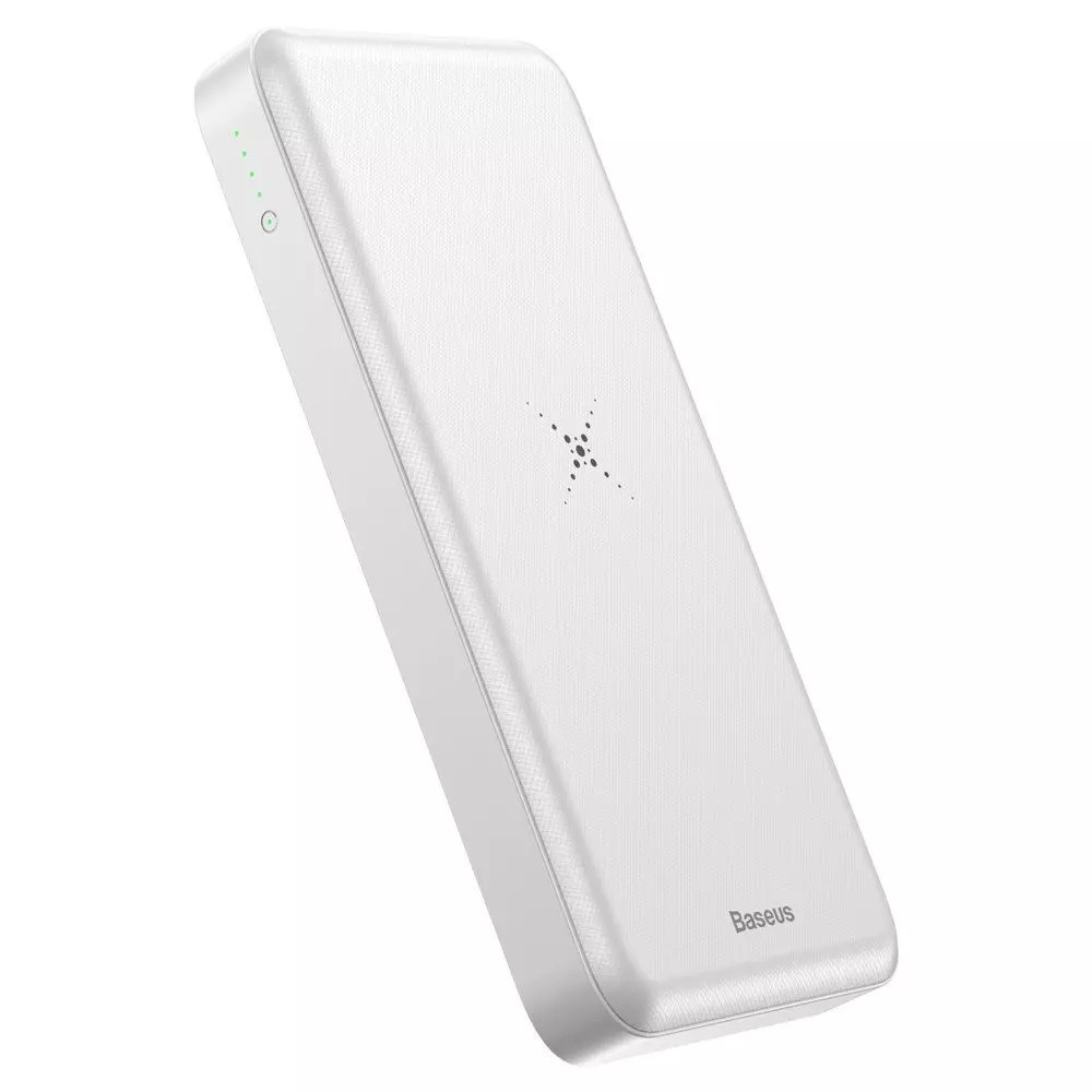 

Повербанк с беспроводной зарядкой BASEUS Wireless Charger M36 10000mAh |2USB, 2.1A| White