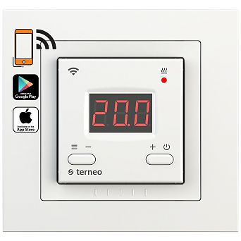

Терморегулятор Wi-Fi Terneo ax unic для управления системой электрических теплых полов