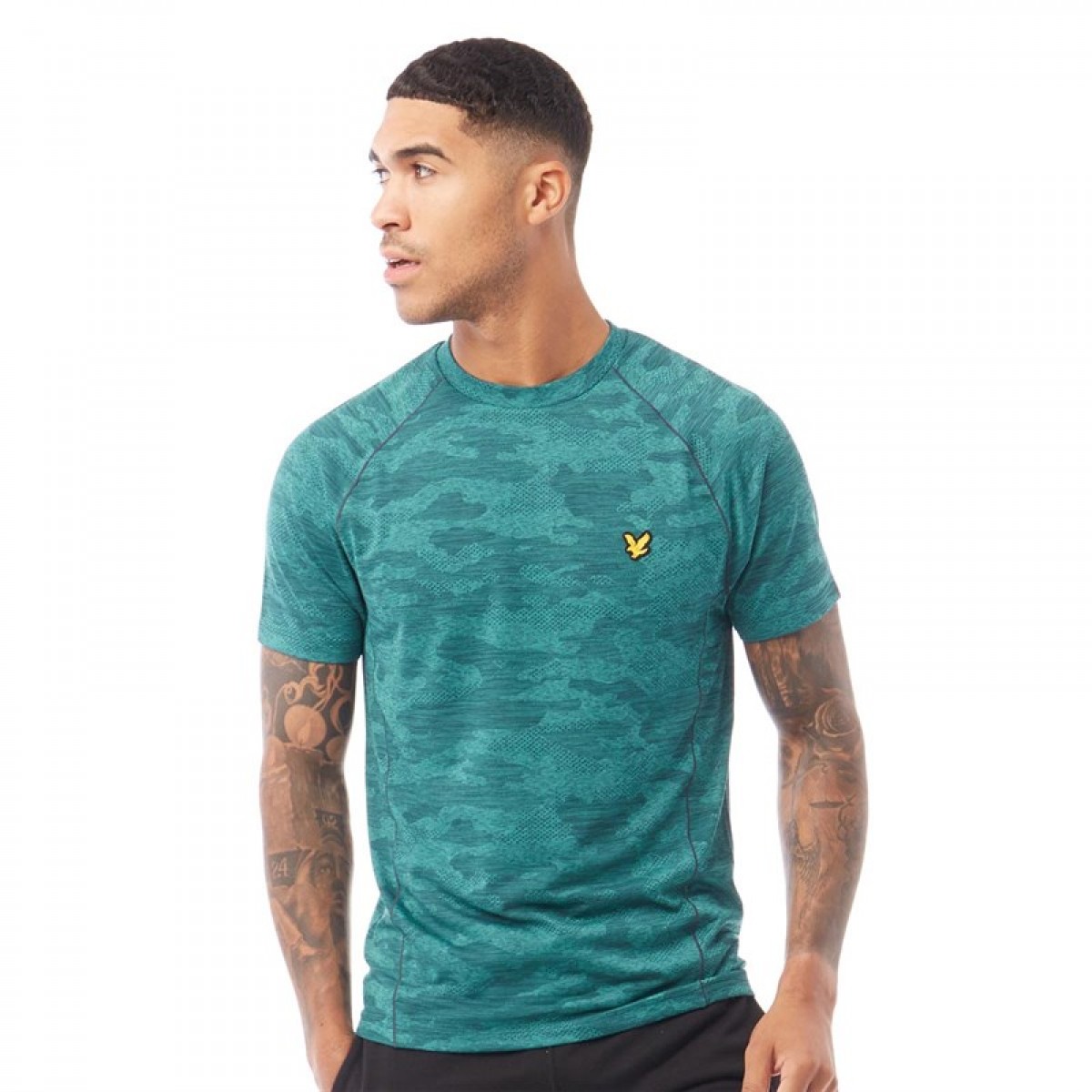 

Футболка Lyle And Scott Vintage Camo Sports Z904 Teal Green/Graphite Green, XS (40)