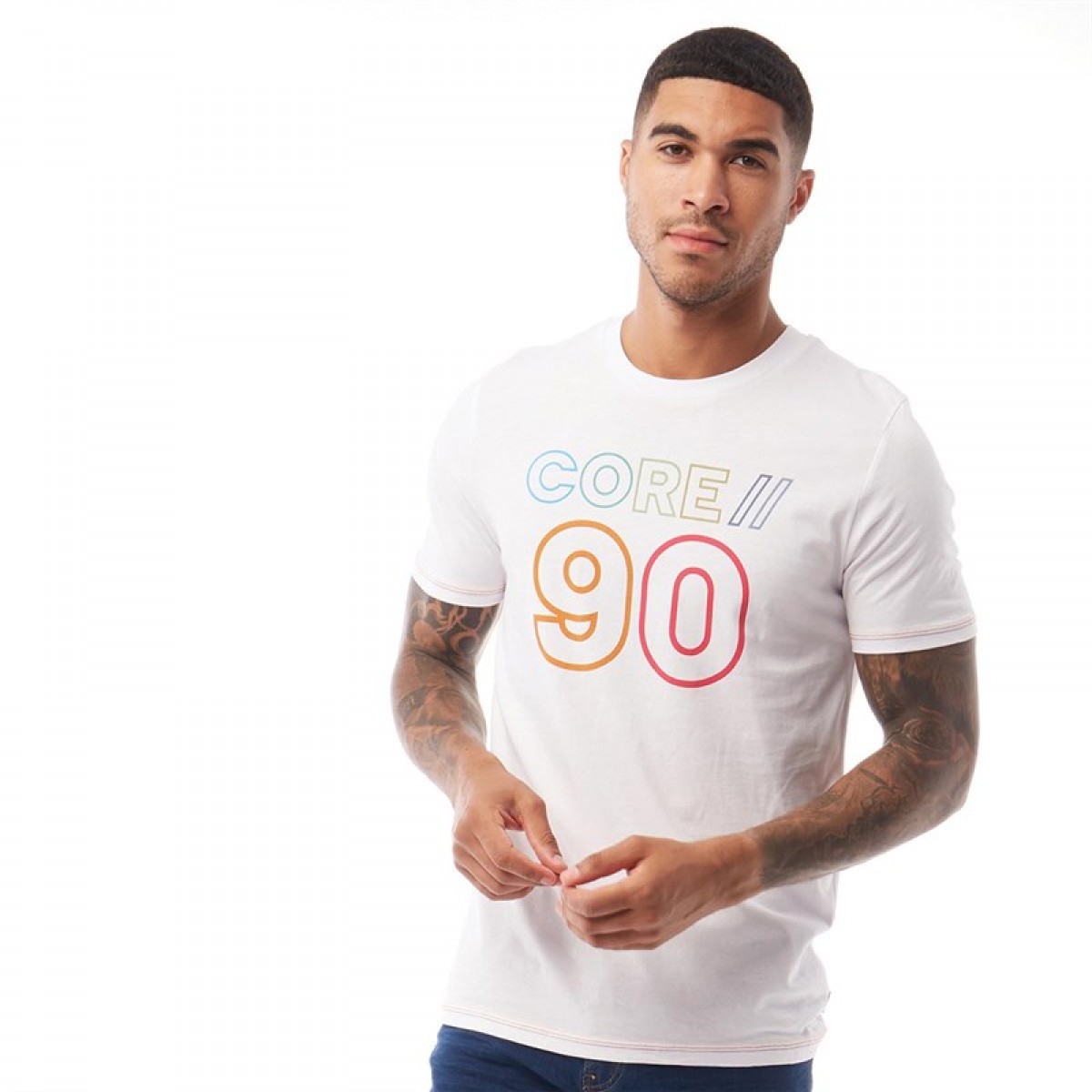 

Футболка JACK AND JONES Jacob Neck White White, S (42)