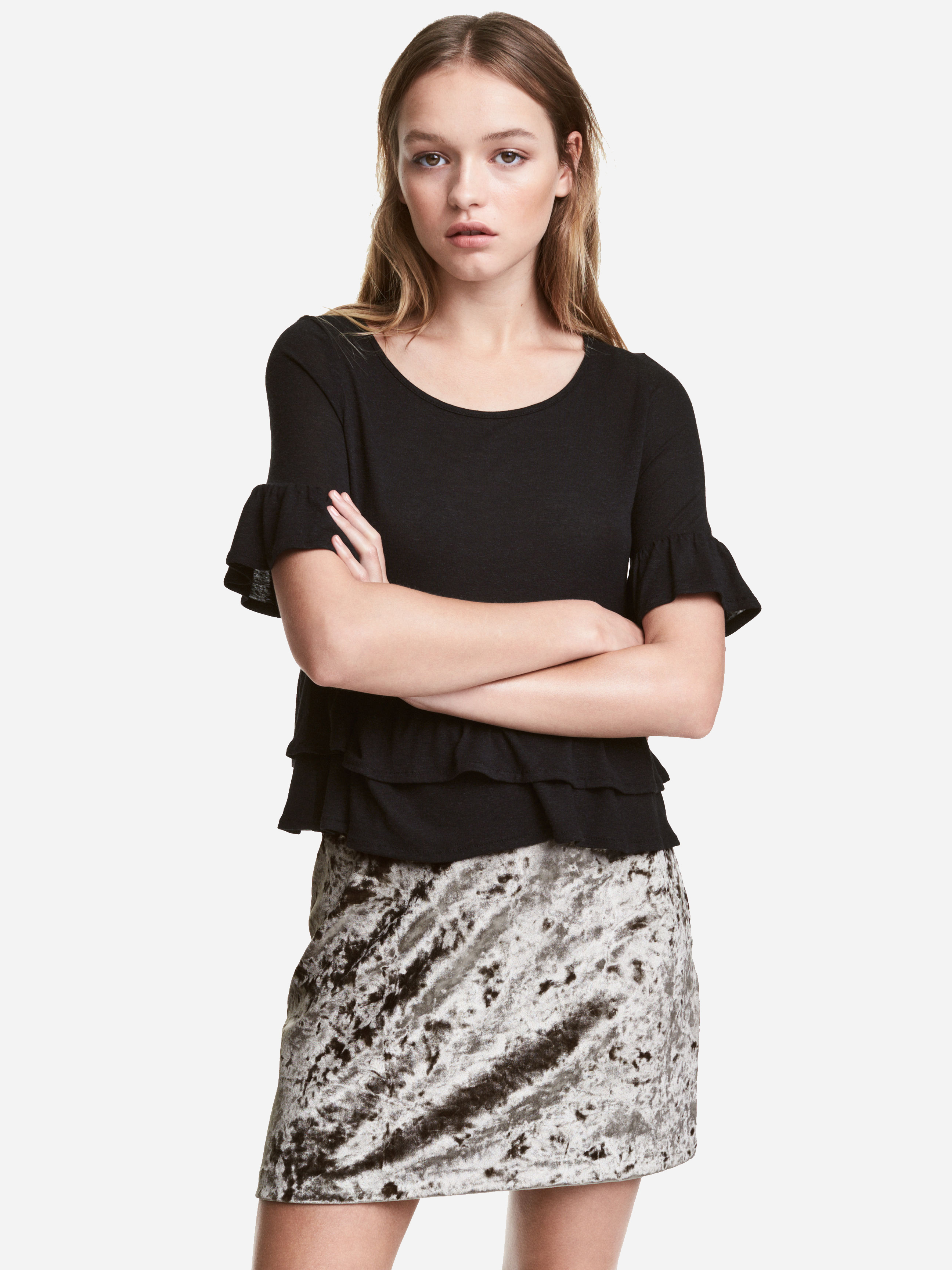 

Юбка H&M 4683484 M Серая