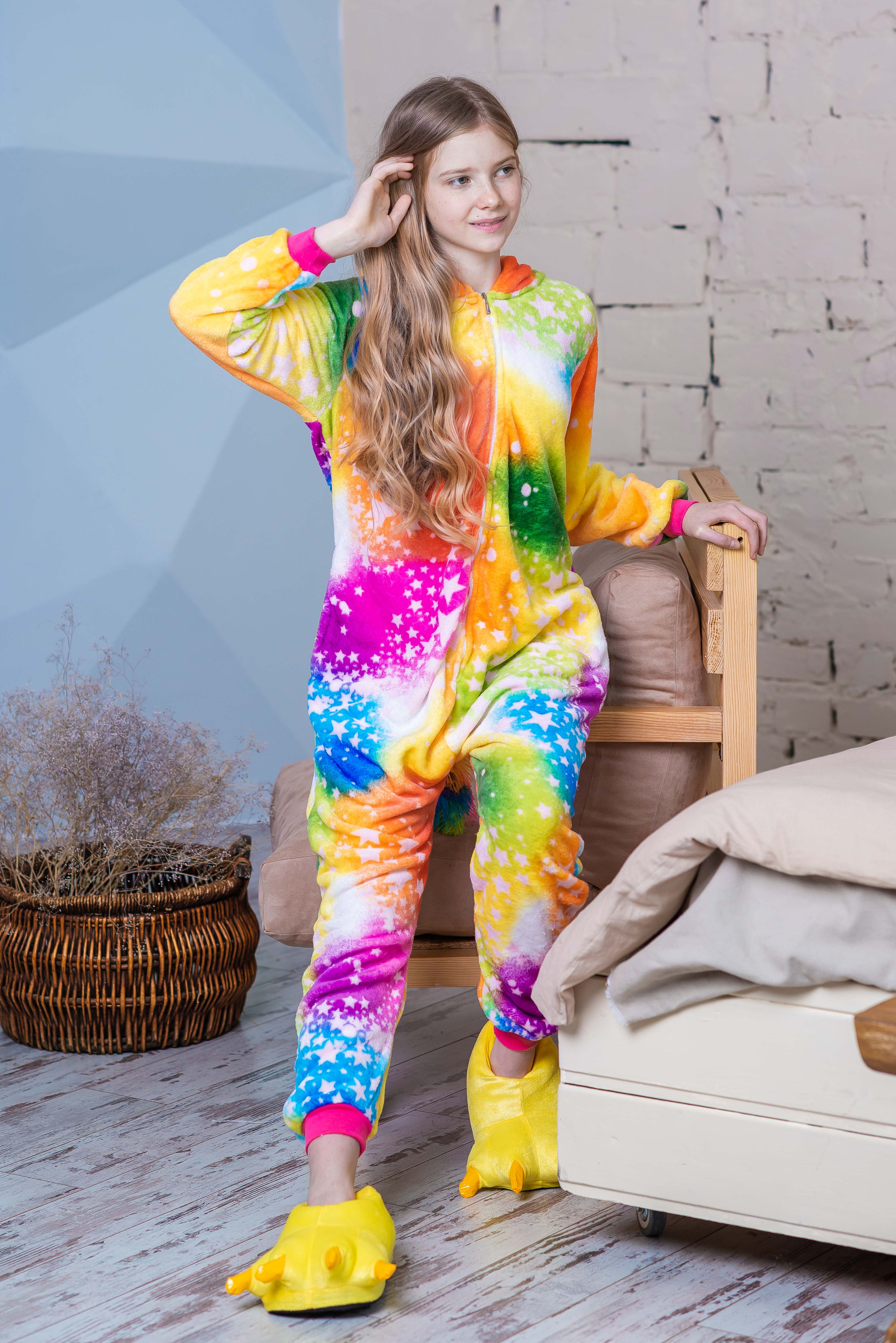 

Пижама Кигуруми взрослая BearWear Единорог New (на молнии)  175 - 185 см Разноцветный (K1W1-0101, Пижама Кигуруми взрослая BearWear Единорог New (на молнии) XL 175 - 185 см Разноцветный (K1W1-0101-XL)