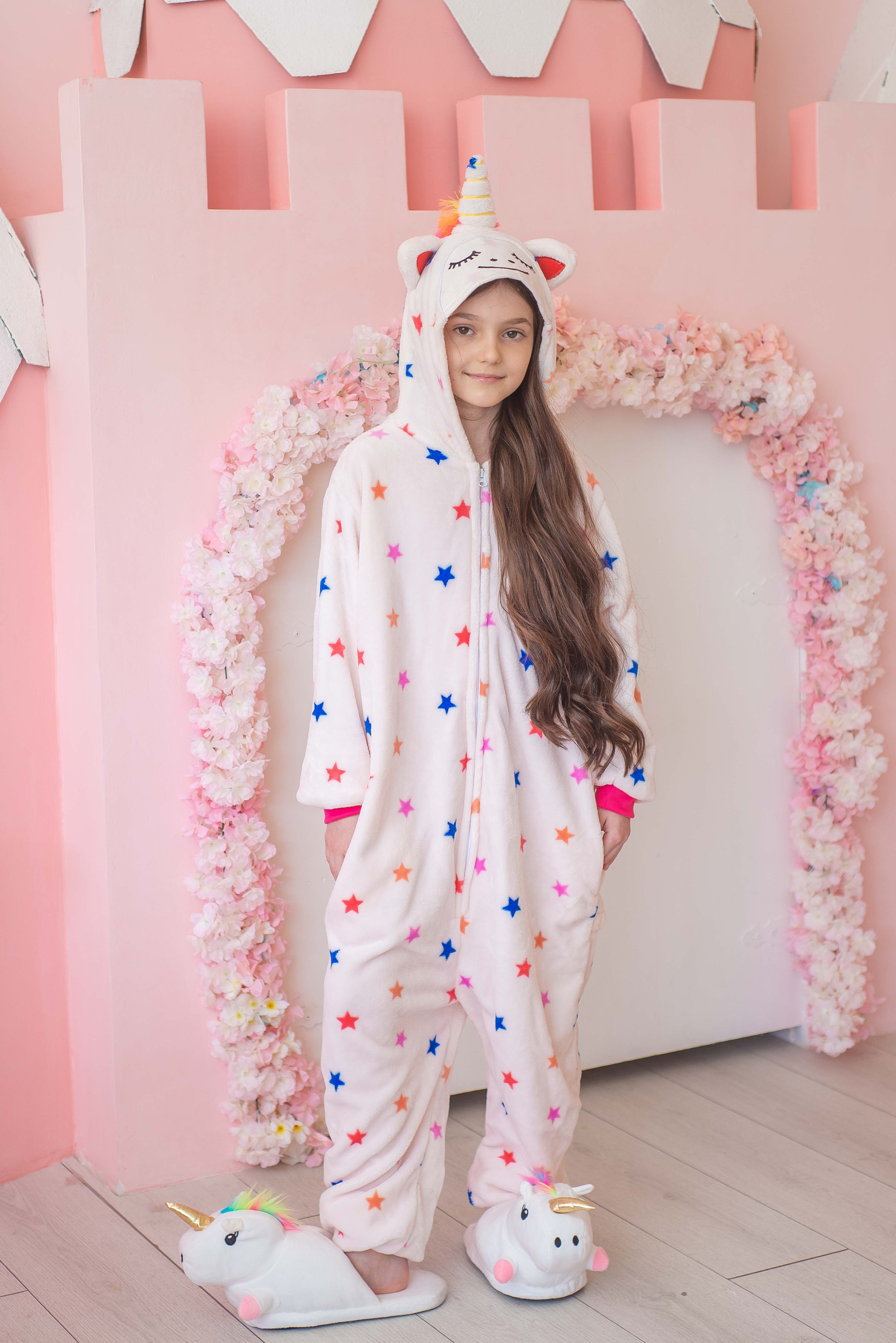 

Пижама Кигуруми детская BearWear Единорог Свит Дримс (на молнии) XL 135 - 145 см Белый (K0W1-0107-XL)